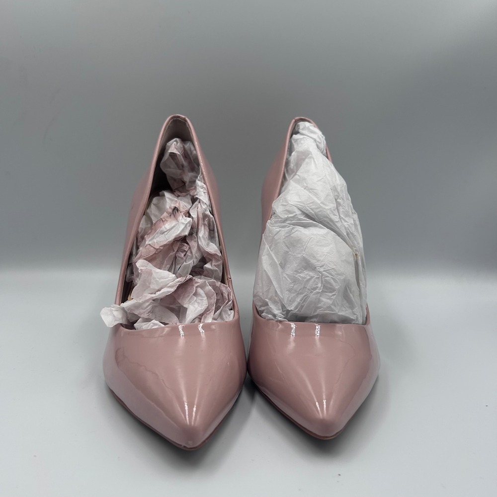 Jessica Simpson Pharris Blush Pink Patent Pointed Toe Stiletto Pumps Size 7.5M